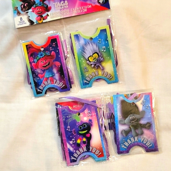 NEW 46 Piece Dreamworks Trolls Party Invitations, Decor & Favors Bundle - SET B - Picture 9 of 17